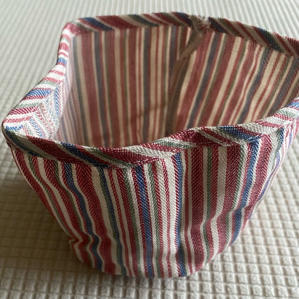 Longaberger Stripe Liner for Coaster Basket
